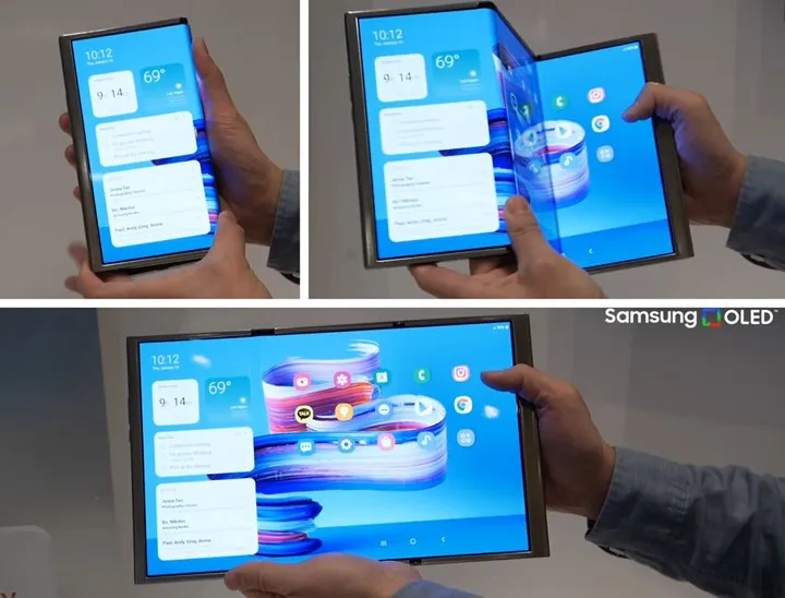 Samsung'un katlanabilir tableti 2023'te Gelebilir